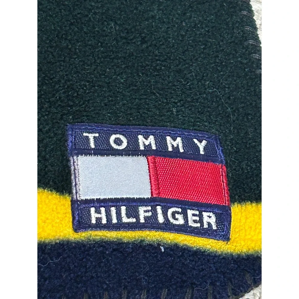 Tommy Hilfiger Mens Striped Scarf Winter Warm‎ Blue Green Red Yellow